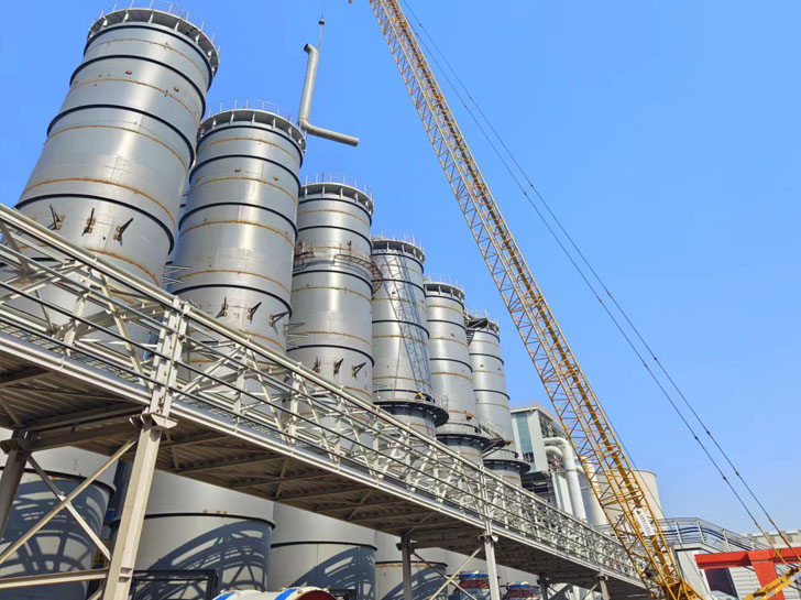 山东钢厂精脱硫管道项目