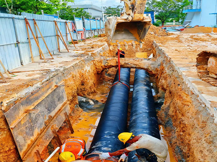 污水处理厂设备管道安装