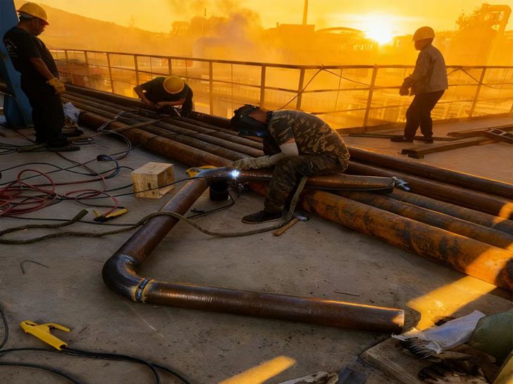 汉中汽轮机蒸汽管道安装项目