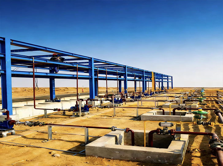 河北一厂管廊管道安装